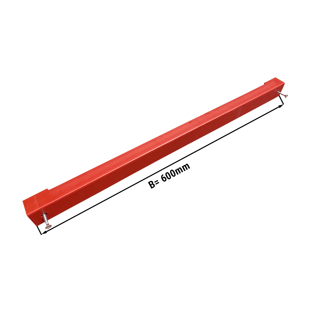 Knivholder til skærebrætter - 60 cm - rød