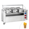 Salgsvogn køkkenstation - inkl. Friture, stegeplade og bain marie