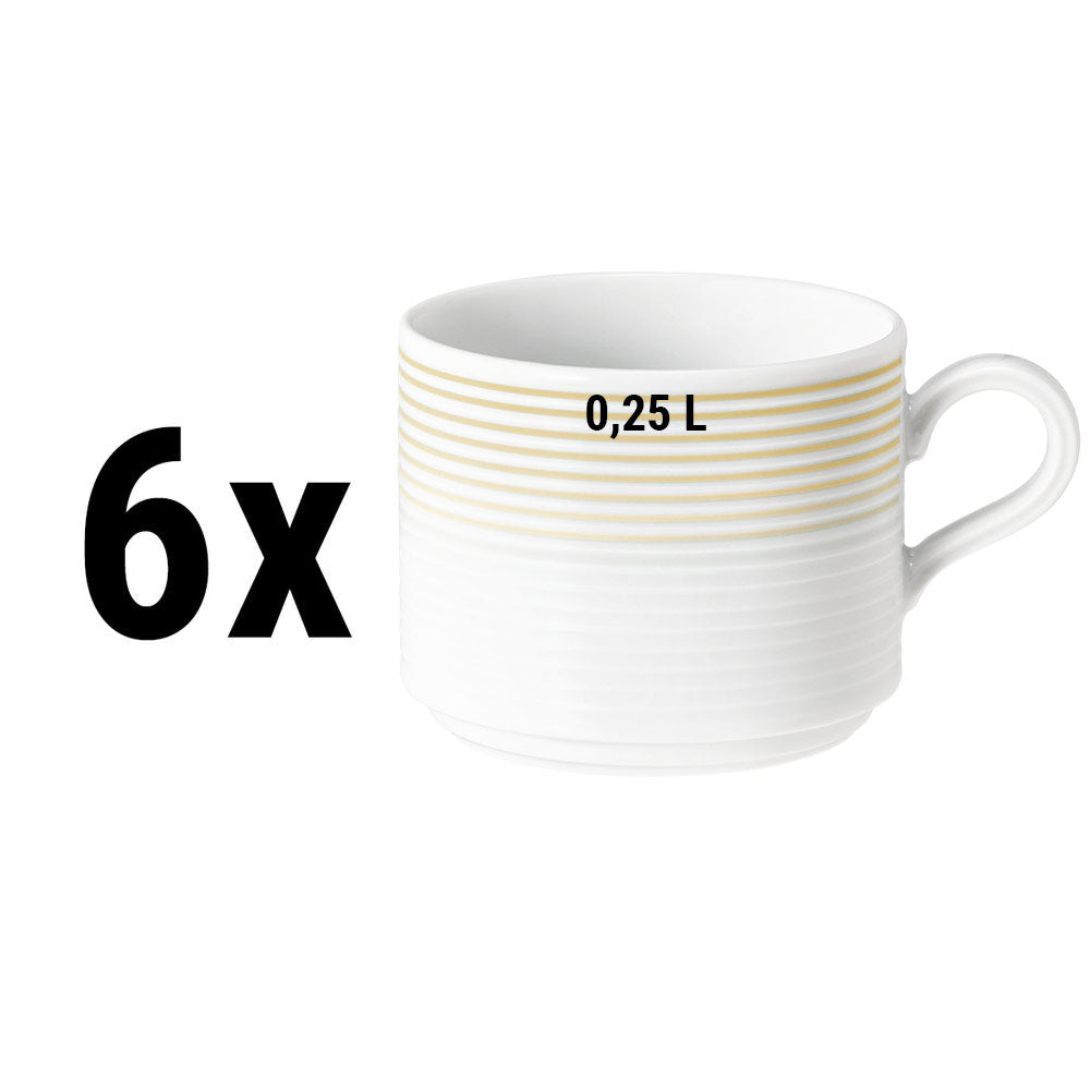 (6 stk.) Seltmann Weiden - Mælkekaffekop - 0,25 liter
