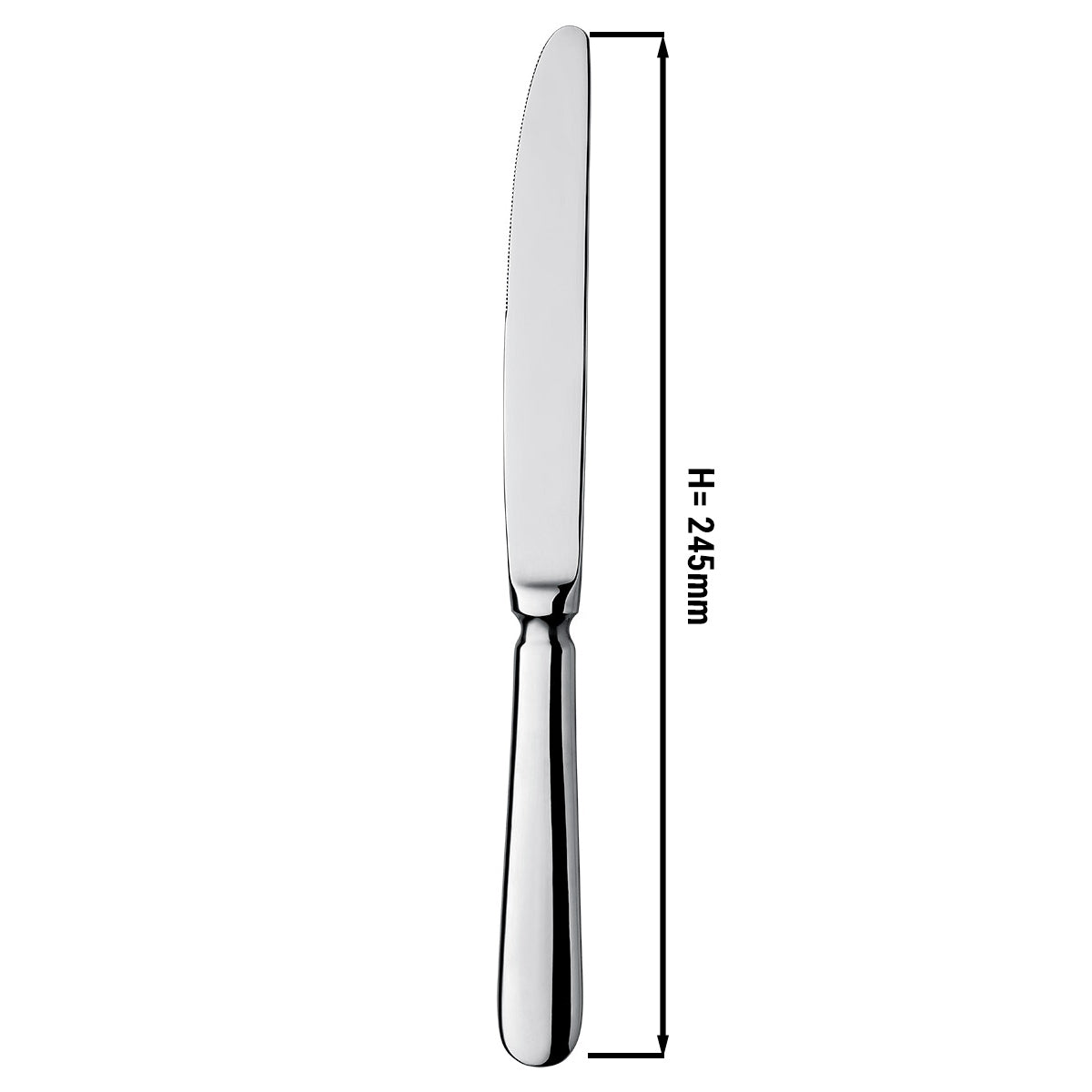 Middag knive Milo - 24,5 cm - sæt af 12