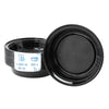 (300 stk.) Flergangs-menubakke - 1000 ml - PP - Rund - Sort