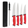 Knivsæt Duo Professional med oprullet etui - 5 stk