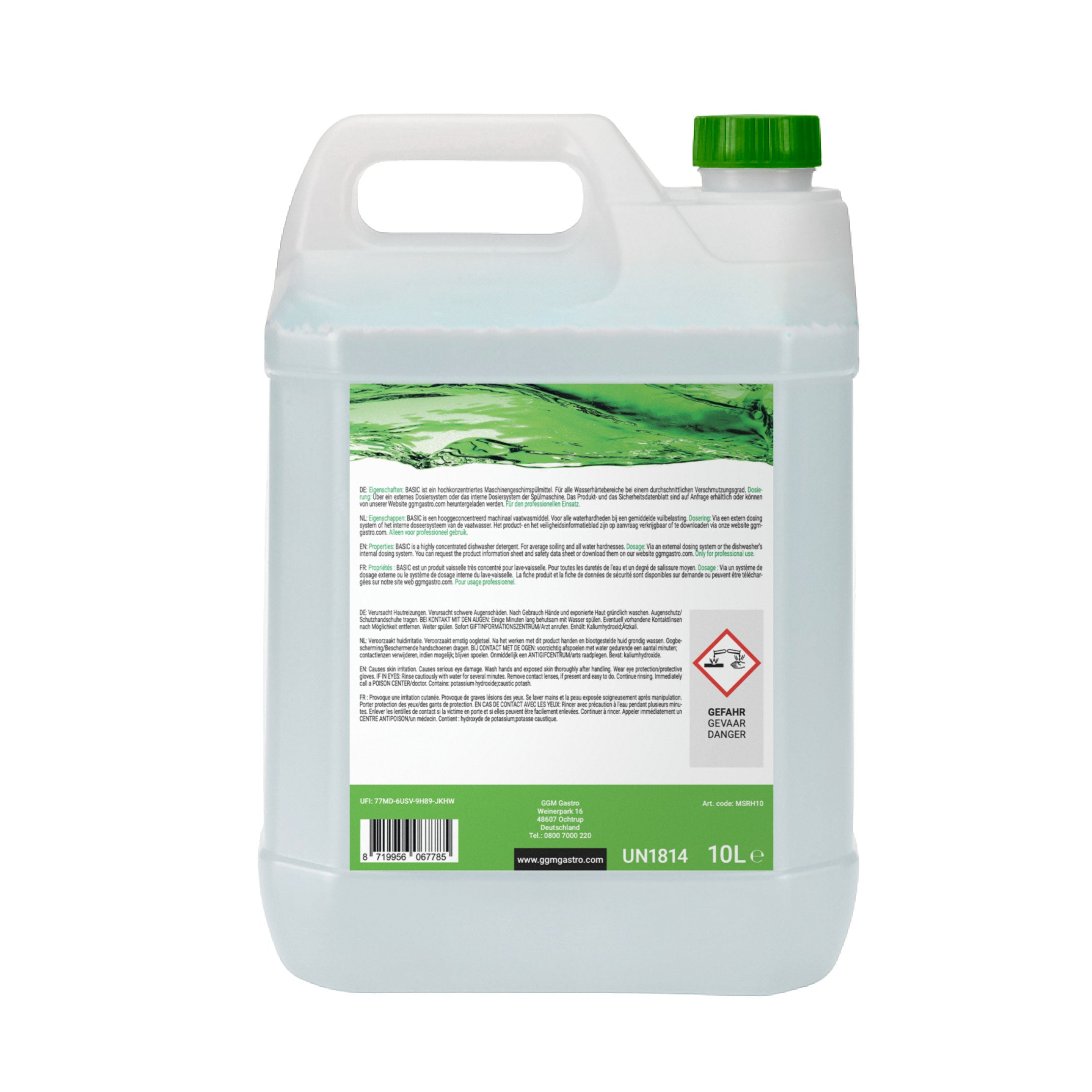 Maskinopvaskemiddel (flydende) - 10 liter - Økologisk/miljøvenlig