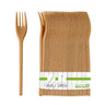 (1000 stk.) Genanvendelig gaffel - 180 mm - Brun