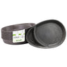 (60 stk.) Genanvendelig menutallerken med 2 rum - 275x200mm - dråbeformet