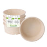 (60 stk.) Genanvendelig skål - 650 ml - Ø 150mm - Cremehvid