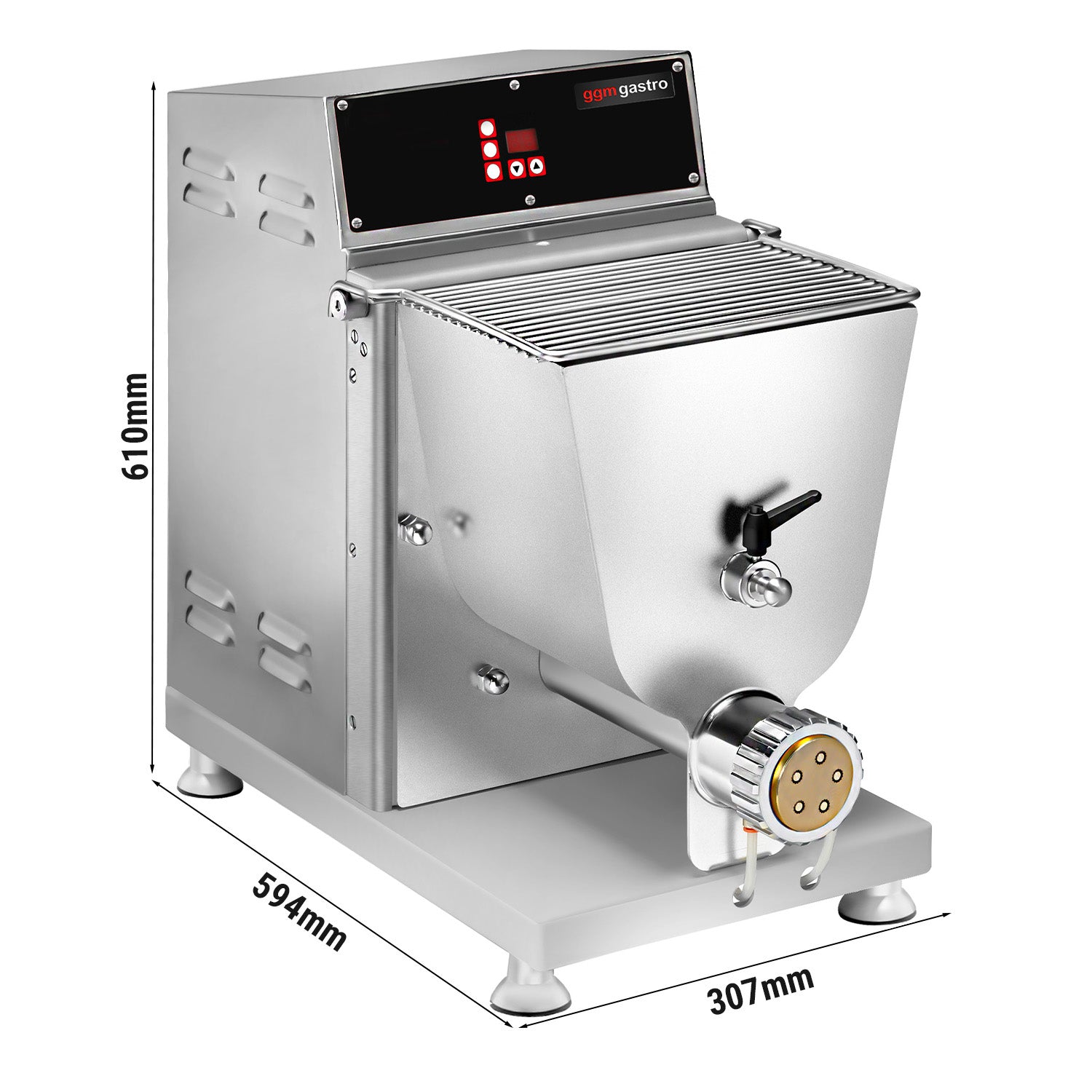 Elektrisk pastamaskine - 13 kg/t - 750 watt