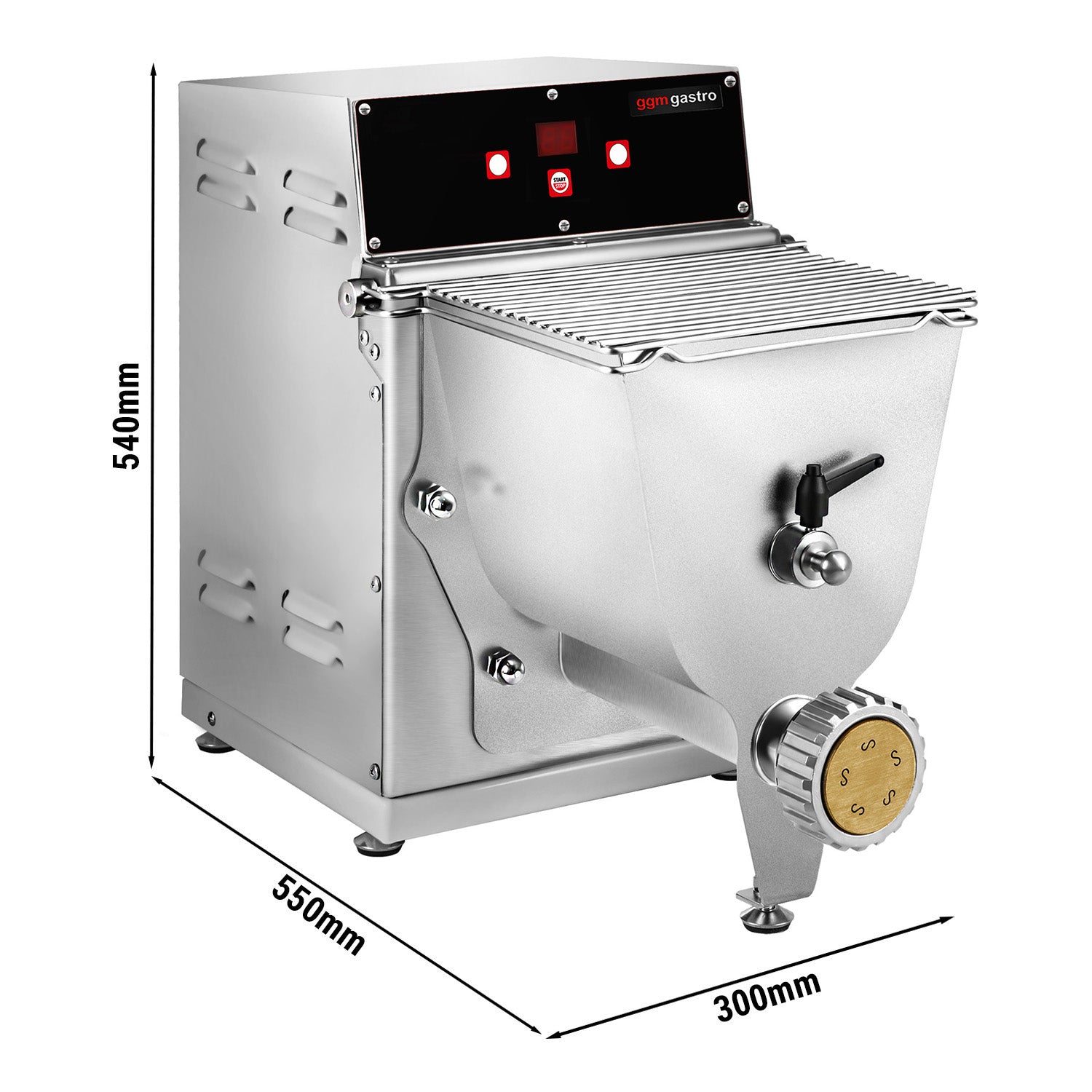 Elektrisk pastamaskine - 8 kg/t - 370 watt