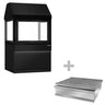 Kulgrill med glas - 1,1 m