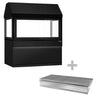 Kulgrill med glas - 1,9 m