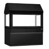 Neutralelement til kulgrill TORONTO - 1910 mm - sort front - sort granitbordplade
