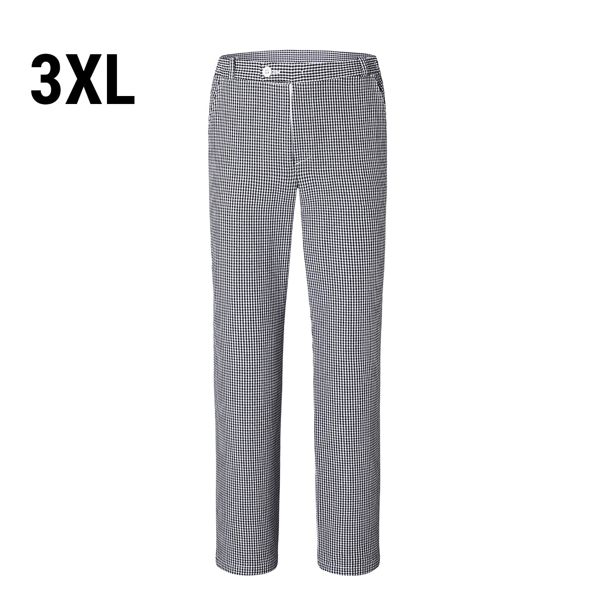 (6 stk) Karlowsky - Pepita bukser Basic- Sort - Str. 3XL