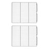 (2 stk.) Plastbelagt bærestativ - GN 2/1 - 650x535 mm - passer til KS700ND, KS700GND, KS1400ND, KS1400GN, TS700N, TG700ND, TS1400N og TS1400GN