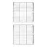 (2 stk.) Plastificeret bæregitter - 535x550 mm - passer til KS600ND, KS600GND, KS1200ND, KS1200GND, TS600ND, TS600GND, TS1200GND og TS1200ND