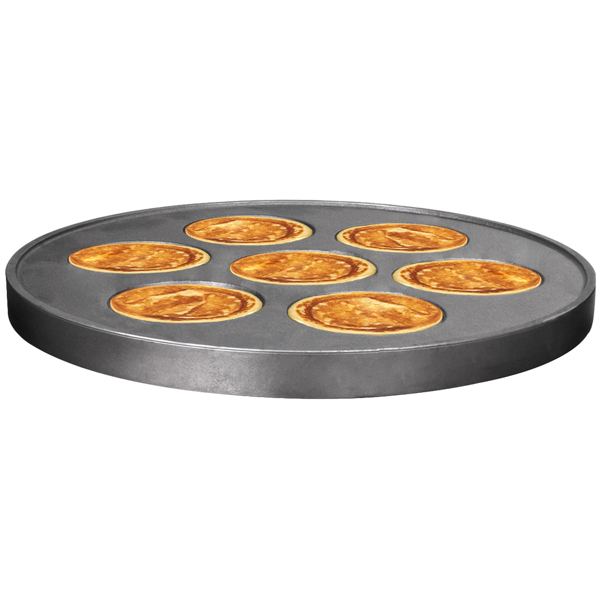 Plade til Gas Crepes enhed - 7 pander - 40 cm