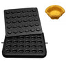 Plader til tarteletmaskine TMPIC - form: 30x musling - 50x45 mm