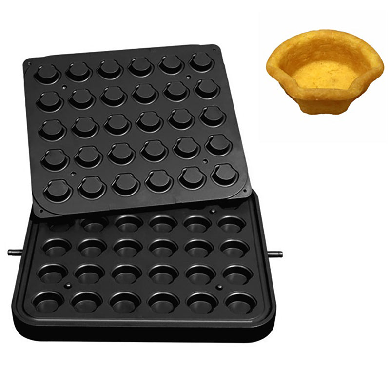 Plade til cupcake-maskine - Form: Skal - 50 x 45 mm / Højde: 18 mm
