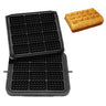 Plader til tarteletmaskine TMPIC - form: 12x vaffel - 98x65 mm