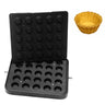 Plader til tarteletmaskine TMPIC - form: 25x cupcake - Ø 50 mm