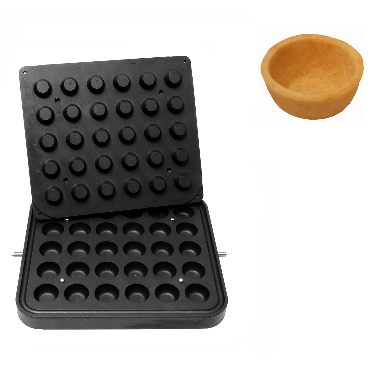Plade til cupcake-maskine - Form: Rund - Ø 45 mm / Højde: 19,5 mm