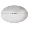 (6 stk.) CLASSICO - Tallerken/fad - oval - Længde: 360mm - Hvid