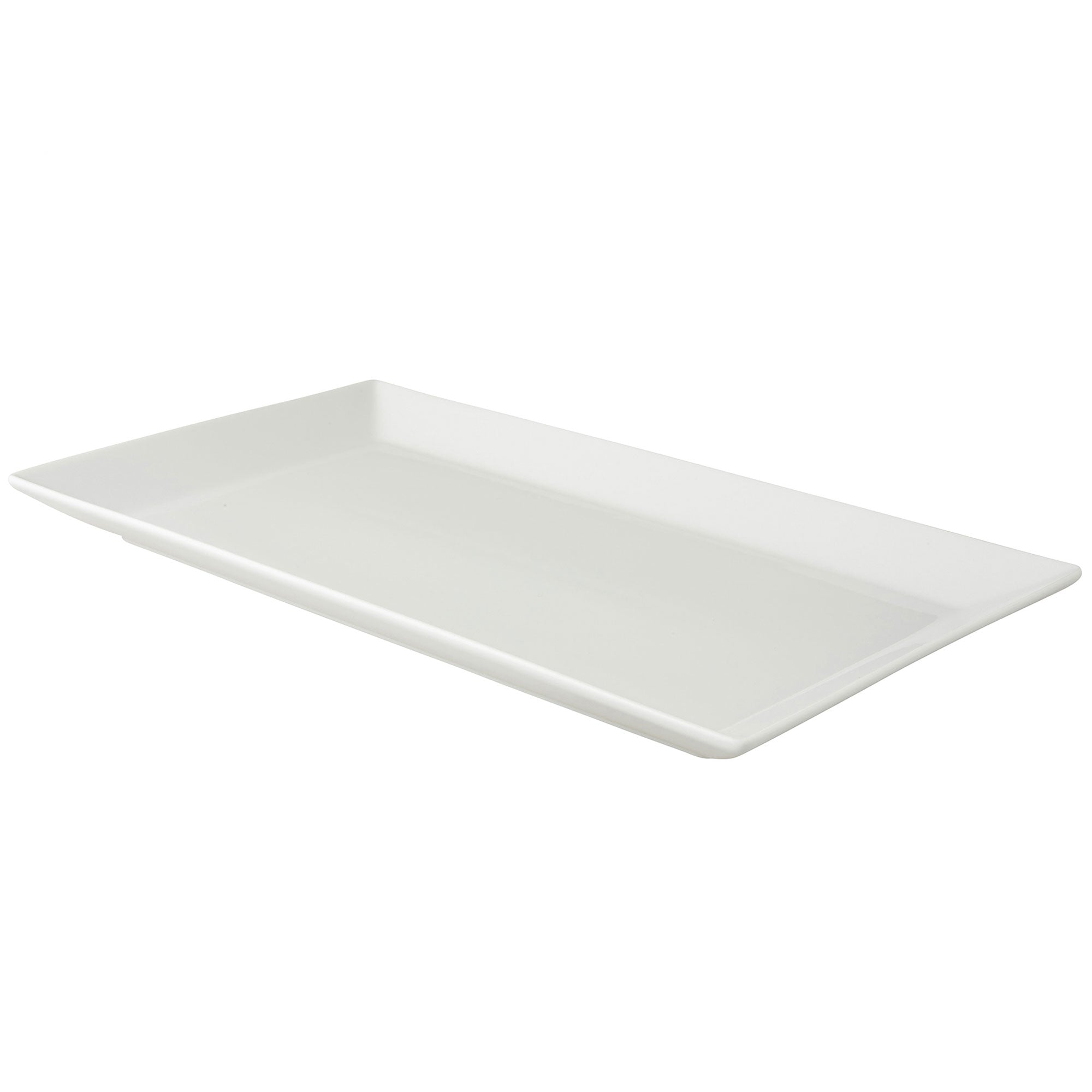 (6 stk.) WHITE DELIGHT - Tallerken - 330x185mm- Hvid