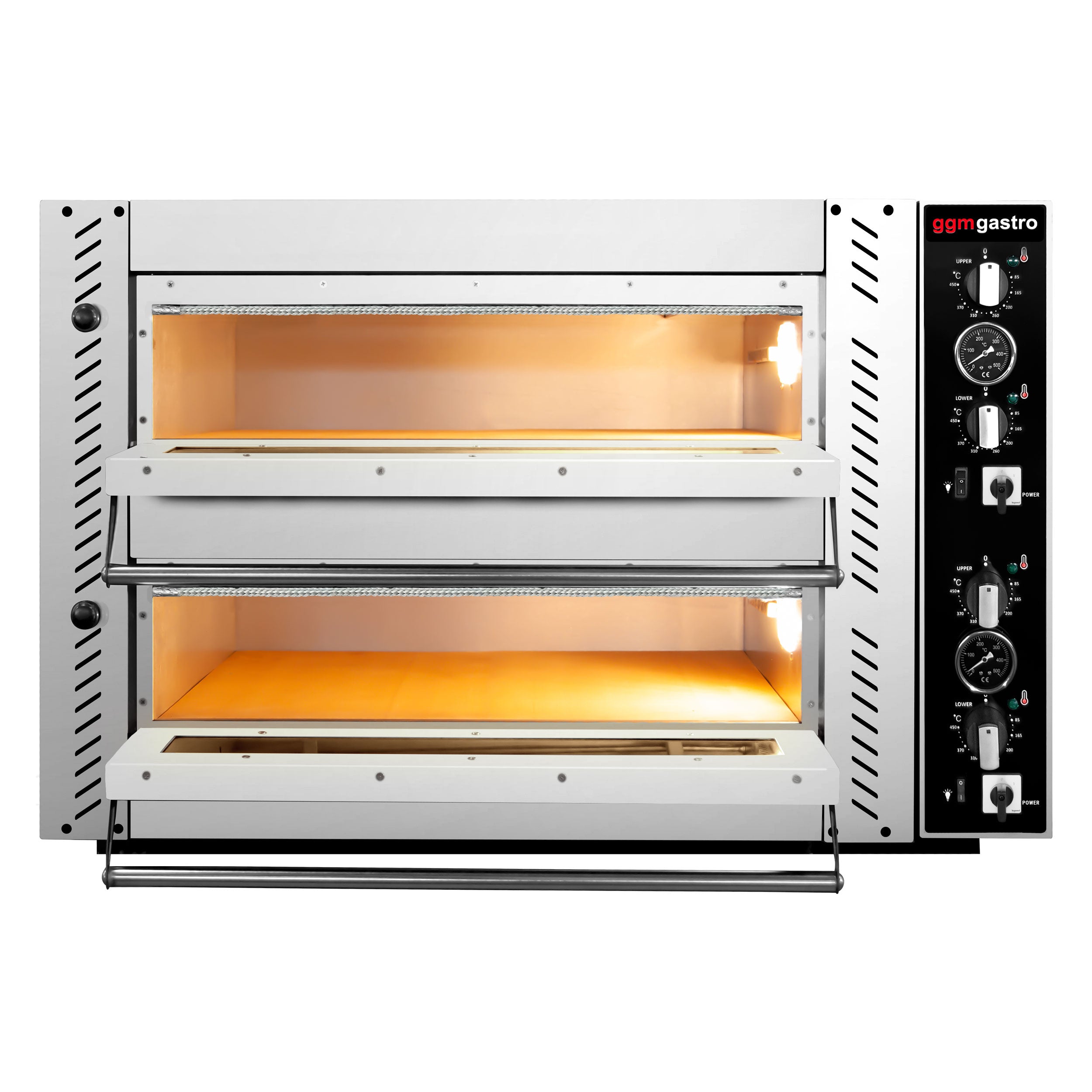 Pizzaovn 4+4x 30 cm (fuld ildfast ler)