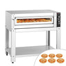 Elektrisk pizzaovn – 6× 30 cm (bred) – manuel – inkl. understel