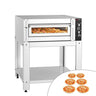 Elektrisk pizzaovn – 6× 30 cm (dyb) – manuel – inkl. understel