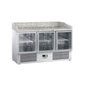 Pizzabord ECO - 1400x700mm - med 3 Glasdøre