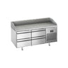Pizzabord PREMIUM PLUS - 1490x700mm -med 4 Skuffer