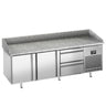Pizzabord PREMIUM PLUS - 1980x700mm - med 2 Døre og 2 Skuffer