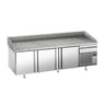 Pizzabord PREMIUM PLUS - 2305x800mm - med 3 Døre