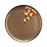 (12 stk.) Pizzatallerken - Porcelæn - Ø 310mm - Glitrende beige