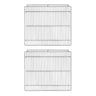 (2 stk.) - Plastificeret bæregitter - 486x412 mm - passer til KSBL400 & TKSBL400