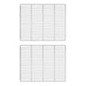 (2 stk.) Plastificeret bæregitter - 650x530 mm - GN 2/1 - passer til BTKF, BTKFS, TF & TKSF