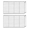 (2 stk.) Plastificeret bæregitter - 506x225 mm - passer til KSS400H, KSS400HN, KSS400HGN og KSS200HN