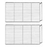 (2 stk.) Plastificeret bæregitter - 654x525 mm - passer til KSS600HN & TKSS600HN
