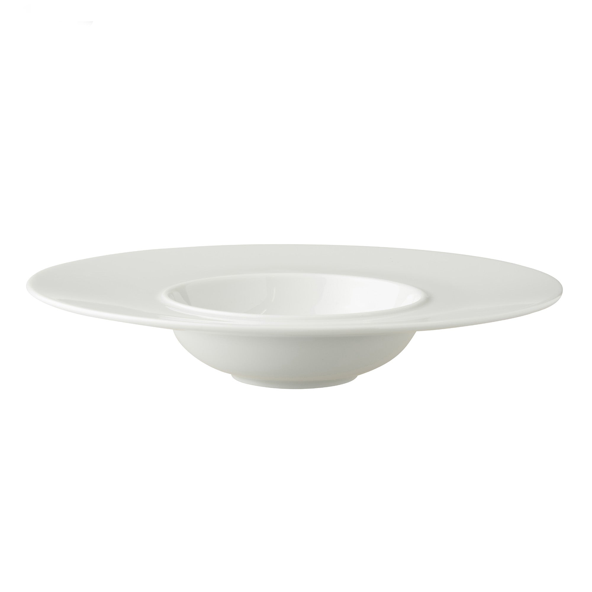 (6 stk.) WHITE DELIGHT - Pastatallerken - Ø 240 mm - Hvid