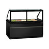 Saladette TORONTO - 2000mm - 3 låger - til 5x GN 1/1 - sort front - sort granitbordplade