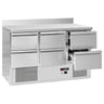 ECO køledisk - 1365x700mm - 6 skuffer & stander