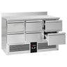 PREMIUM køledisk - 1365x700mm - 6 skuffer og stander