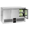 Kølebord PREMIUM - 1368x700 mm - til 1/1 GN - 368 liter - statisk køling - med 3 døre