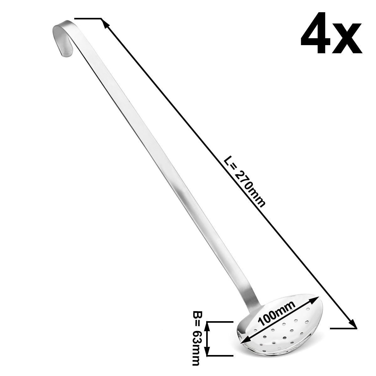 (4 stk.) Sovseske - perforeret - Ø 6,3 cm