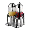 Saftdispenser - 2x 6 liter - krom