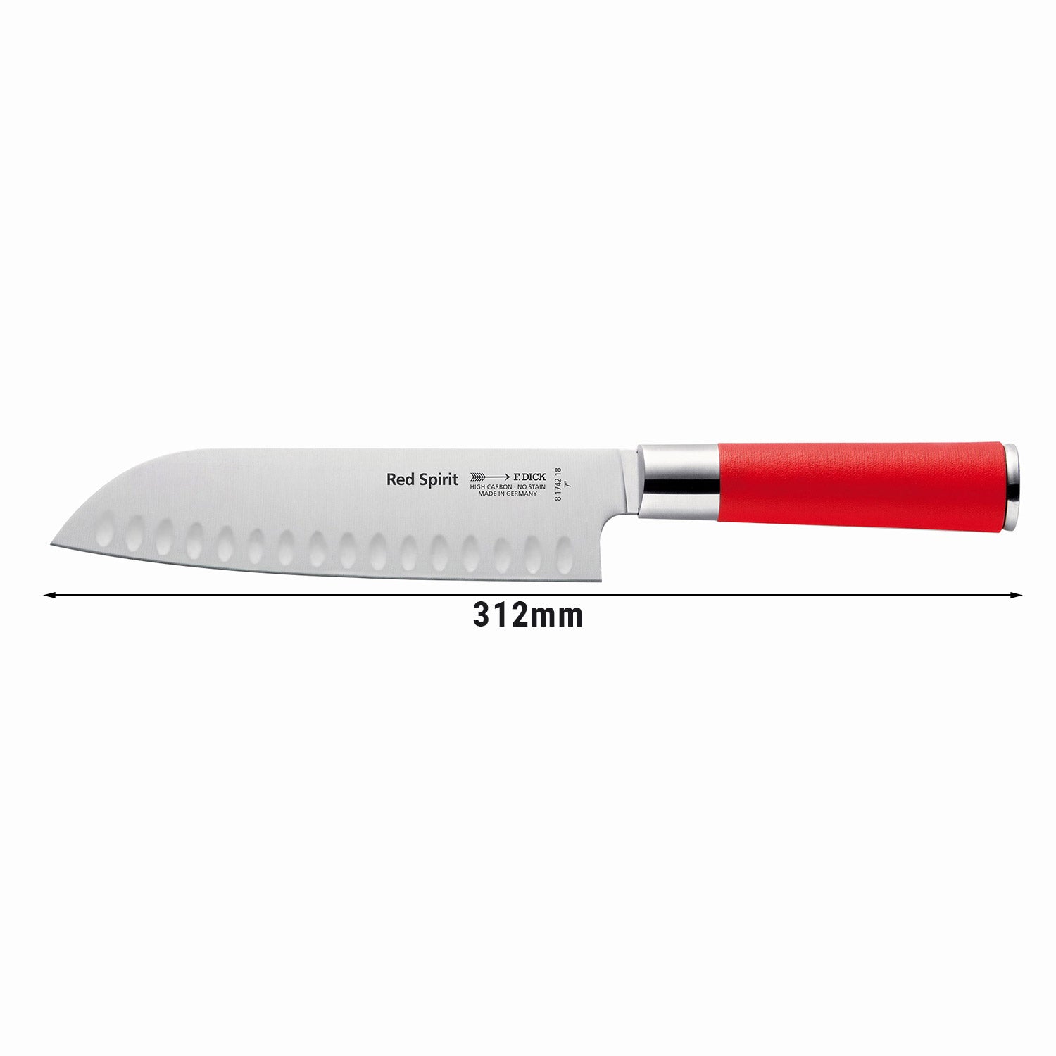 F. DICK Santoku med kammuslinger - 18cm