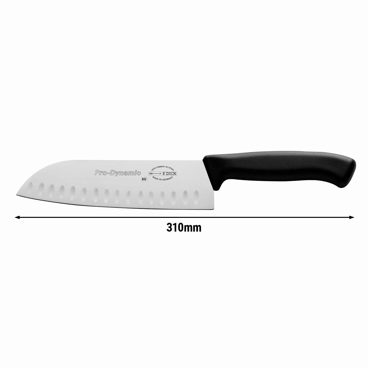 F. DICK Santoku-kniv med kammuslinger - 18 cm