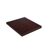 Skærebræt med skridsikre fødder - 325x530mm - HACCP-kompatibel - Brun