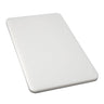 Skærebræt - 600x400 mm - Tykkelse: 20 mm - HACCP-egnet - Polyethylen (HDPE 500) - Hvid