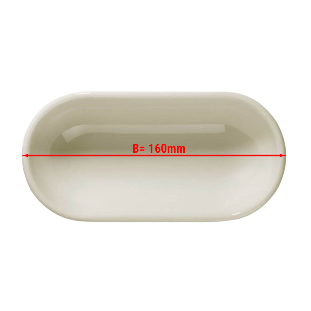 (24 stk.) TEOS - Skål oval - 16 cm